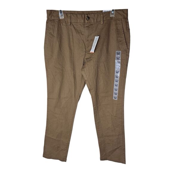 Old Navy Other - NWT Old Navy Ultimate Slim Chino Pants Men's 33x30 Brown Built-in Flex Stretch
